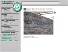 Tablet Screenshot of diewerkstatt.net